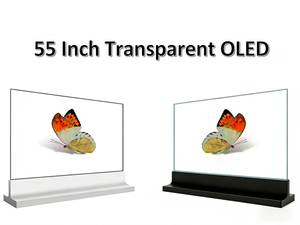 Display Trasparente da 55 Pollici, Segnaletica Digitale OLED 4K HD Touch, Schermo OLED Trasparente Ultra Sottile - Product Image 1