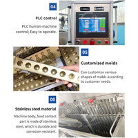 OCEAN Ligne de production entièrement automatique de pectine de dépôt de gelée Machine automatique de fabrication de gommes d'amidon