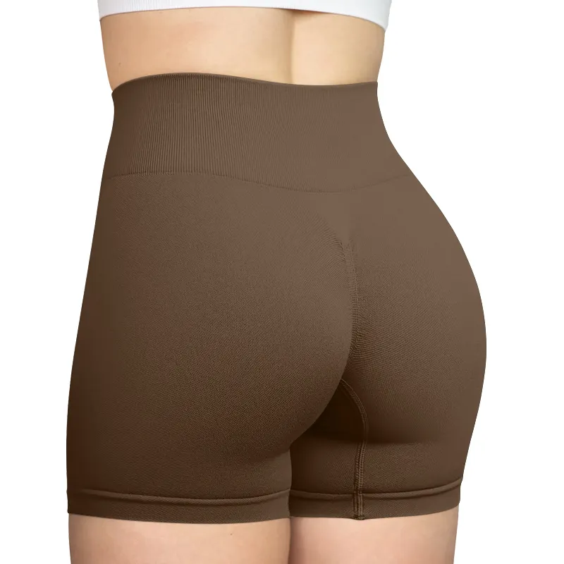 Women's Fashion High Waist Butt Lift Shorts Sexy Seamless Push Up Shorts Comfortable Sports Tight Shorts