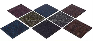 Durable 15mm espesado SBR EPDM goma gimnasio <span class=keywords><strong>suelo</strong></span> Mat antideslizante interior ejercicio rollo mancuerna azulejo choque <span class=keywords><strong>suelo</strong></span> <span class=keywords><strong>protector</strong></span> - Product Image 3