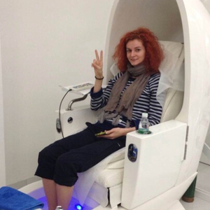 เก้าอี้สปาเท้าทรงไข่สีขาวทันสมัยร้านทำเล็บสุดหรู - Product Image 1