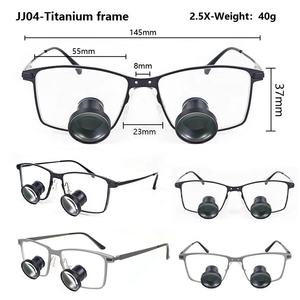 Burite grossissement binoculaire <span class=keywords><strong>loupe</strong></span> médicale dentisterie chirurgical lentille en verre optique <span class=keywords><strong>dentiste</strong></span> en gros 2.5/3.5X TTLTitanium - Product Image 3
