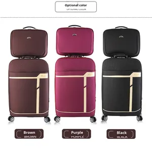 Maleta <span class=keywords><strong>de</strong></span> <span class=keywords><strong>Lona</strong></span> <span class=keywords><strong>con</strong></span> <span class=keywords><strong>Ruedas</strong></span> Giratorias, Bolsa <span class=keywords><strong>de</strong></span> Viaje para Estudiantes, 14 y 20 Pulgadas, Estilo Coreano Moderno, Equipaje Encajable Unisex - Product Image 6