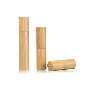 Vetro vuoto 3ml 5ml 10ml bottiglia di bambù Roll-on Eco Friendly in legno <span class=keywords><strong>profumo</strong></span> di olio essenziale con acciaio rullo palla e vetro all'interno - Product Image 6