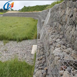 六角丝网桥用热浸镀锌丝保护石笼 - Product Image 3