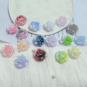 Accessoires de fabrication de bijoux et de coques de téléphone DIY : Résine plastique, Résine de rose, Résine de moulage, avec effet lumineux scintillant et motif Jasmin - Product Image 3