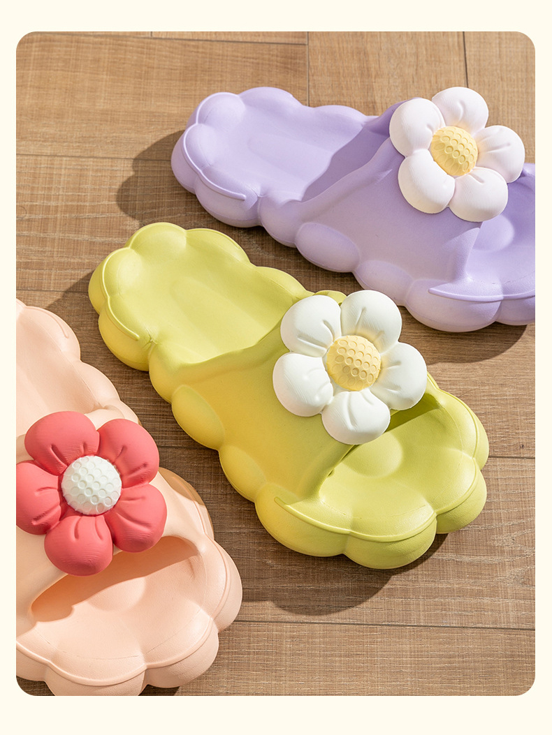 Girls Platform Shoes EVA Non-slip Slides Sandals Designer Bedroom Slippers For Women