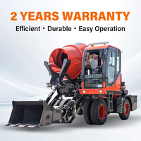 Livraison gratuite, camion bétonnière autochargeur CE 6m3 avec pompe, tambour hydraulique, bétonnière mobile diesel