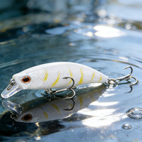 Leurre artificiel dur type Minnow 6,5 cm/4 g, micro-crayon coulant pour achigan, bar, eau douce/eau salée
