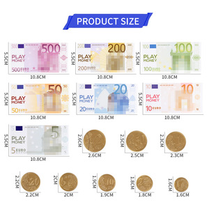 Billets de Banque <span class=keywords><strong>Euro</strong></span> Accessoires de Cinéma de Haute Qualité, Réalistes, Boîtes en Papier Ingrain pour Fêtes, Nouveautés et Souvenirs, Design de Billets de Banque Réaliste - Product Image 5