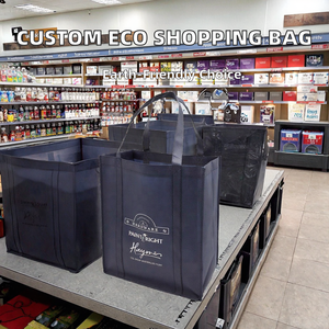 Bolsas de Compra Reutilizables Personalizadas, Ecológicas, de Tela No Tejida, Bolsa de Supermercado, Bolsa de Compras - Product Image 2