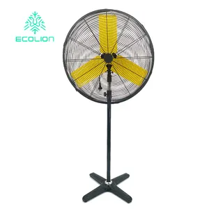 26 inch oscillating heavy duty commercial cooling floor fan industrial pedestal stand fan