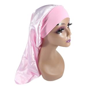 Bonnet HZO-18060 cheveux longs Satin <span class=keywords><strong>Dread</strong></span> Loc Caps Bande élastique Satin Sleep Cap pour tresses bouclées - Product Image 5