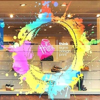 Affichage numérique mural en verre LED transparent flexible commercial moderne