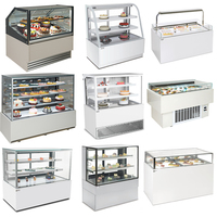 Présentoir à gâteaux portable, glacière pour Table, vitrine d'exposition de réfrigérateur, armoire refroidisseur, frigo, vitrine