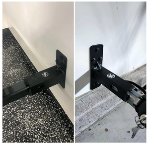 Support mural <span class=keywords><strong>pour</strong></span> vélo de 2 pouces Porte-bagages <span class=keywords><strong>pour</strong></span> vélo Récepteur d'<span class=keywords><strong>attelage</strong></span> <span class=keywords><strong>pour</strong></span> bicyclette Rangement suspendu Organisateur de <span class=keywords><strong>garage</strong></span> Peut contenir jusqu'à 200 lb - Product Image 4