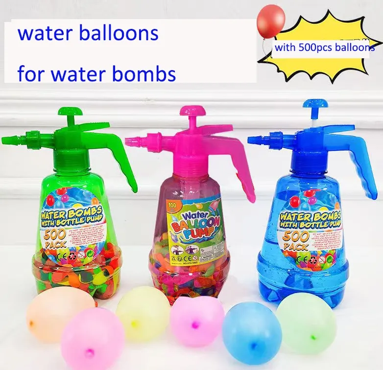 Balões de água para crianças, meninos e meninas, conjunto de balões de água de enchimento rápido com 100 peças, balões padrão europeu para uso ao ar livre, oferta imperdível