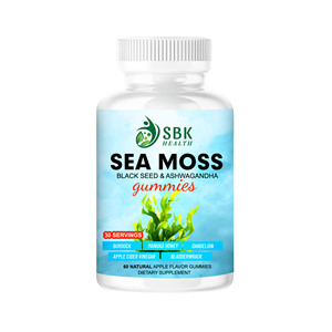 Gomitas de Musgo Marino de Alta Calidad, Carbohidratos Totales y Azúcares Totales, Apoya el Bienestar Inmunológico Diario, Energía Natural Diaria, Sodio - Product Image 1