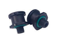 Oil Cooled Powertrain Ventilation Valve for Automotive Transmission Plug Structure for Gas and Water Media