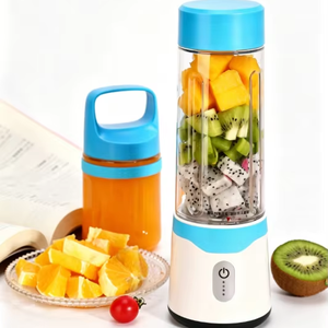 Wireless Battery Rechargeable Double Cup Juicer Blender Fresh Juice 6 Blades BPA Free - Product Image 1
