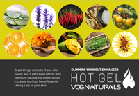 VOGNATURALS Gel Chaud Brûleur de Graisse Abdominale pour Hommes et Femmes, Gel et Crème Amincissants Chauds pour le Corps, Marque Privée OEM ODM