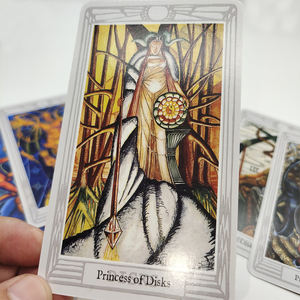 Aleister Crowley Luxe 80 Vorhersage-Tarotkarten Großartiges THOTH Wahrsage-Set Drei Magier Amerika-Version Aus Langlebigem Papier - Product Image 5