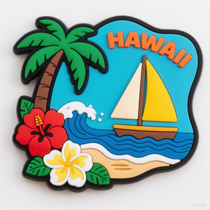 Personalise Made 3D Souvenir City Rubber Refrigerator Soft Magnet Custom Magnets Fridge for Logo PVC CustomiZed