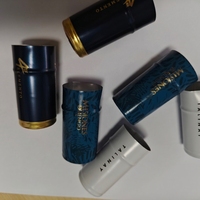 Capsule de bouteille de vin en aluminium-plastique XBQ, logo et couleur personnalisés, facile à déchirer, adaptée à toutes les bouteilles en verre