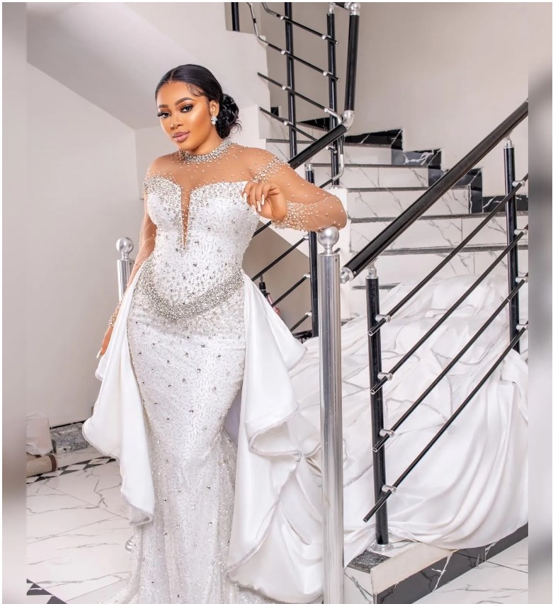 Luxury Mermaid Wedding Dress Luxury 2 in 1 Beaded Wedding Gown Wedding Dress  Ball Gown Detachable Train| Alibaba.com