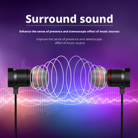 Headset Bluetooth Neckband Magnetik Langsung dari Pabrik, Earphone Olahraga In-Ear, Hadiah Custom