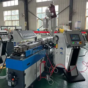 High Speed Forming Machine OD5mm-14mm Single Wall Corrugated Pipe Extrusion line Manufacturer Plastic Hose SJ-45 Extruder