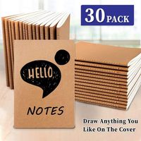 Bloc de Notas A5 de Papel Kraft, Serie de Colores Arcoíris, con Líneas para Escribir, Creativo, para Estudiantes, Papelería A4, 100 Hojas Sueltas, Regalo