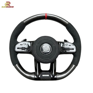 Volant sport 3 branches en fibre de carbone avec boutons pour Mercedes Classe G W464 G63 G500 G550 2019-2024 - Product Image 1