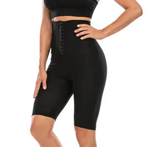 NANBIN Respirant serre-taille transpiration <span class=keywords><strong>Sauna</strong></span> Hip Lift Short amincissant Shapewear Leggings pour femmes - Product Image 1