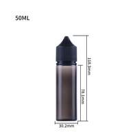 Bouteilles de liquide PET V3 de 10 ml à 120 ml avec bouchon sécurité enfant, compte-gouttes, sérigraphie pour l'emballage
