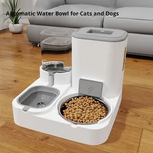 2L grande capacità a secco di separazione automatica intelligente per animali domestici e ciotola per erogatori d'acqua per cani e Cata - Product Image 2