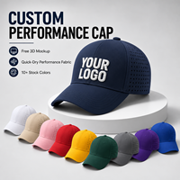 Casquette de baseball unisexe respirante coupe tendance bleu marine profond avec broderie de lettres, marque propre, emballée en boîte, petite série capsule