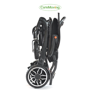Vendite calde di lusso di potere pieghevole in fibra di carbonio leggera batteria al litio pieghevole sedia a rotelle elettrica per i viaggi - Product Image 3