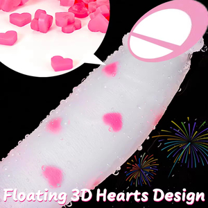 Soft <b>Pink</b> <b>Dildo</b> With Heart Pattern Flexible Shaft For Adult Use natural feel Soft and flexible <b>dildo</b> - Product Image 4
