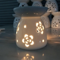 Grand Chauffe-Cire Fondante et Huile Essentielle en Céramique, Porte-Encens Aromatique, Diffuseur de Bougie, Fonte de Bougie Parfumée pour Aromathérapie
