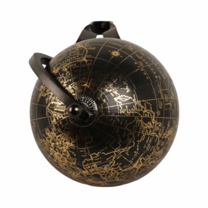 Scultura rustica a forma di globo, oggetto decorativo moderno in metallo per la casa, l'ufficio, il soggiorno, da esporre su scaffali. - Product Image 6