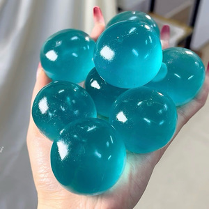 Balle en gelée arc-en-ciel à l'huile de coco, jouet sensoriel anti-stress, cadeau amusant pour fête d'anniversaire, soulagement de l'anxiété - Product Image 2