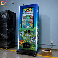 Máquina Expendedora de Cartas Coleccionables Pokémon, Comercial, de Pared, con Monitoreo Remoto, para Negocios de Paquetes de Cartas