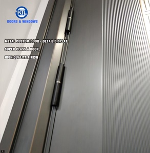 Kim loại sang trọng cửa kim loại thiết kế trang trí cửa kim loại với peeholes - Product Image 4