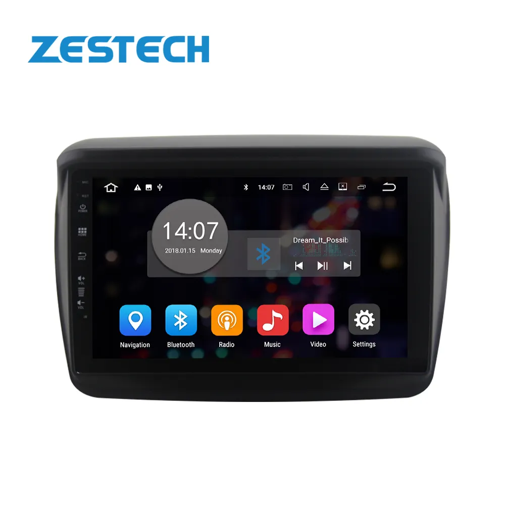 Radio de coche ZESTECH Factory para Mitsubishi L200, radio de coche, dvd, navegación GPS, agenda telefónica estéreo incorporada SWC RDS
