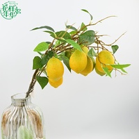 92cm Langer Künstlicher Zitronenbaum mit Früchten, Kunstpflanze für Heim-Garten-Dekoration, Fotografie-Requisiten, Küchen-Display