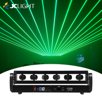 Lampu Laser Moving Head Rgb 3in1 Full Color 6 Mata Dmx512 Lampu Panggung Laser Moving Head 6 Mata Merah Hijau Biru