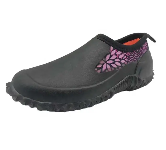 Neue Damen weichen bequemen Wasserdicht Garten Schuhe Frauen Auto Waschen Schuhe ankle neopren regen stiefel