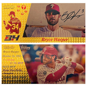 Billet de banque plaqué or de collection joueur de baseball américain, collection de billets de banque en polymère plaqué or de 100 $, vente chaude - Product Image 4