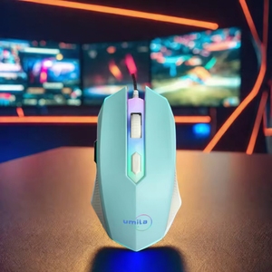 7200 DPI Optische RGB-Hintergrund beleuchtung Kabel gebundene Gaming-Maus 6-Tasten Einstellbar für PC und Laptops Kompatibel mit Schaft fräser mäusen - Product Image 6